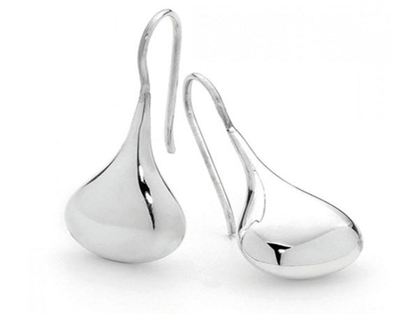 Tear drops 12mm .925 Sterling Silver Earrings - Essentially Silver Jewelry