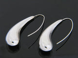 Teardrop Large .925 Sterling Silver Earrings - Essentially Silver Jewelry