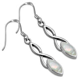 Mother of Pearl Celtic Knot Earrings