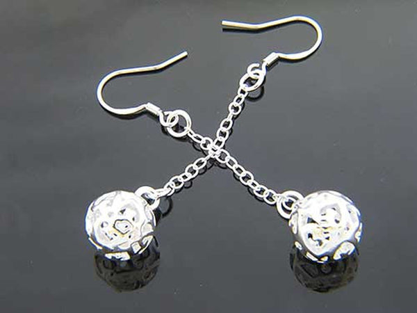 Dangling ball earrings - Essentially Silver Jewelry