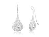 Crystal Teardrop .925 Sterling Silver Earring - Essentially Silver Jewelry