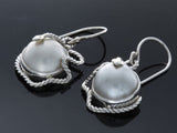 Pearl Silver Jazzy .925 Sterling Silver Earring - Essentially Silver Jewelry