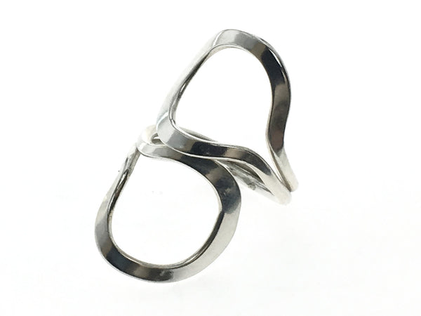 Looped Wrap .925 Sterling Silver Ring - Essentially Silver Jewelry