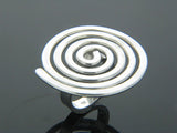 Spiral Joined .925 Sterling silver Ring - Essentially Silver Jewelry
