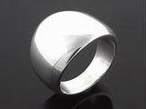 Solid 15mm Domed .925 Sterling Silver Ring - Essentially Silver Jewelry