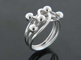 Tangled Ball Knot .925 Sterling Silver Ring - Essentially Silver Jewelry