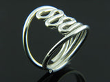 Wire Zig Zag .925 Sterling Silver Ring - Essentially Silver Jewelry