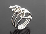 Tangle Wire Knots .925 Sterling Silver Ring - Essentially Silver Jewelry