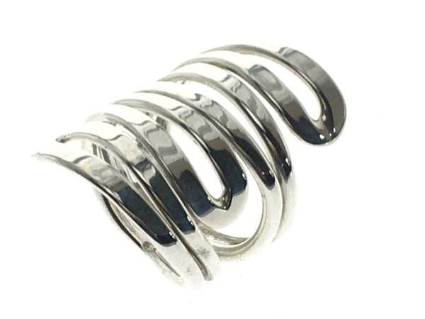 Four Loop Wrap .925 Sterling Silver Ring - Essentially Silver Jewelry