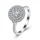 Cubic Zirconia Round 925 Sterling Silver Ring - Essentially Silver Jewelry