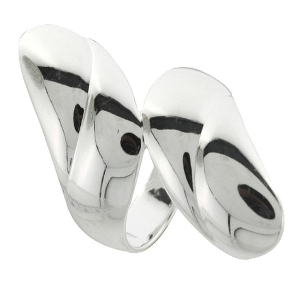 Leaf Wrap Sterling Silver Ring - Essentially Silver Jewelry