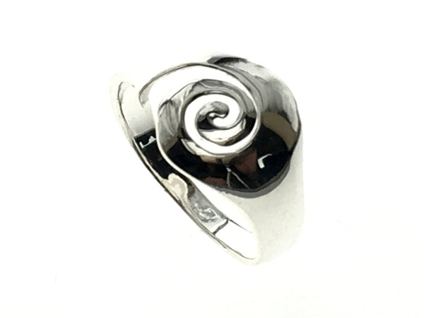 Spiral Sterling Silver Ring - Essentially Silver Jewelry