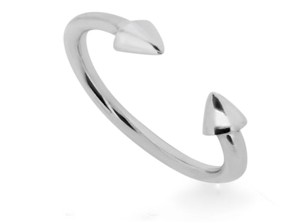 Midi Pointed .925 Sterling Silver Ring - Essentially Silver Jewelry