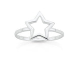 Star Midi .925 Sterling Silver Ring - Essentially Silver Jewelry