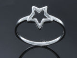 Star Midi .925 Sterling Silver Ring - Essentially Silver Jewelry
