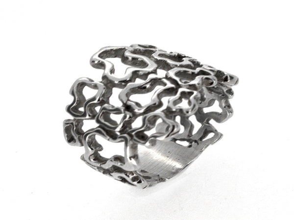 Mosaic Sterling Silver Ring