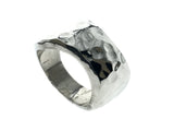 Hammered 12mm Curved Band