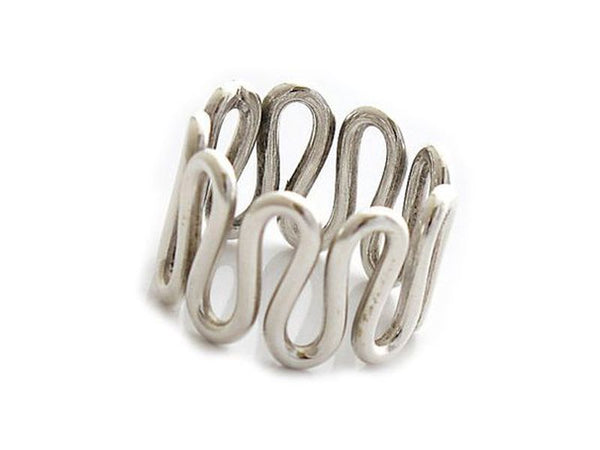 Snake Tail Sterling Silver Ring