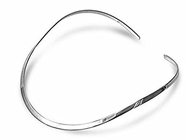 Collar Flat Oval 5mm Sterling Silver - Essentially Silver Jewelry
