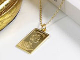 Coin 18K Gold Plated Sterling Silver Queen Elizabeth Necklace