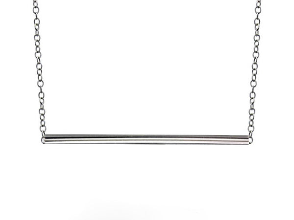 A Sterling Silver Bar Necklace - Essentially Silver Jewelry