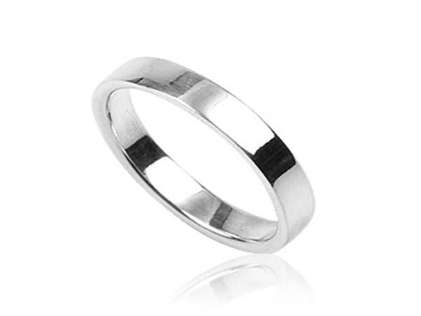Plain 3mm Sterling Silver Band