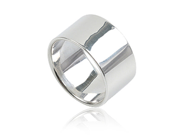 Plain 9mm Sterling Silver Band