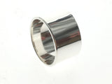 Plain 14mm Sterling Silver Band - Essentially Silver Jewelry