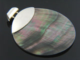 Shell Irridescent .925 Sterling Silver Pendant - Essentially Silver Jewelry