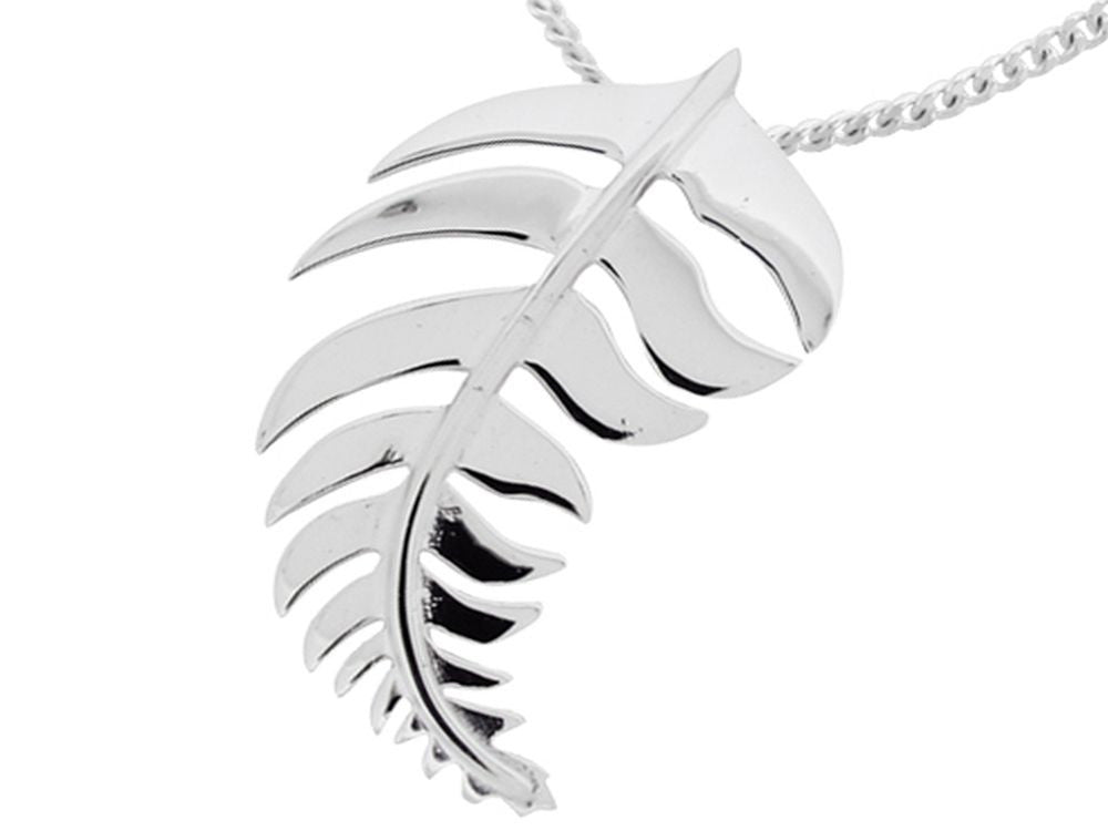 Fern Sterling Silver Pendant - Essentially Silver Jewelry