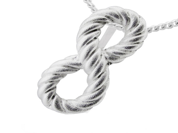 Inifinity Sterling Silver Pendant - Essentially Silver Jewelry