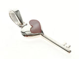 Mother of Pearl Key Sterling Silver Charm/Pendant