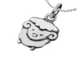 Sheep Charm/Pendant Sterling Silver - Essentially Silver Jewelry