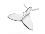Whale Tail Sterling Silver Pendant - Essentially Silver Jewelry