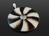 Shell Swirled Sterling Silver Pendant