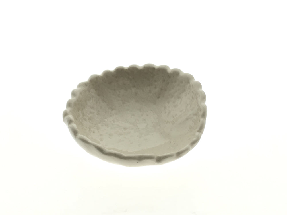 Clay white trinket shell