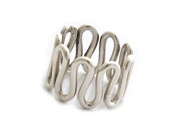 Snake Design .925 Sterling Silver Ring